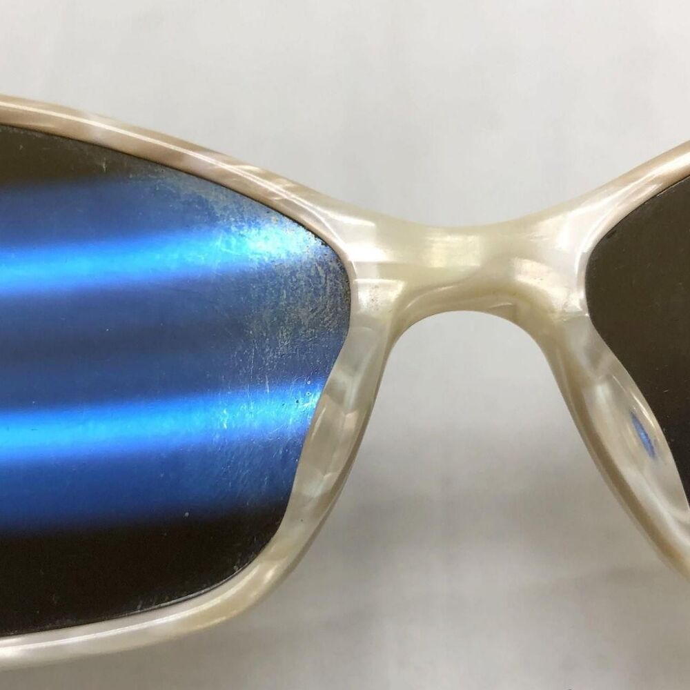 ProDesign Denmark 8604 White Marbled Frame Sunglasses with Blue Carrying Case - Picture 5 of 8